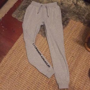 Under Armour Grey Coldgear Sweatpants